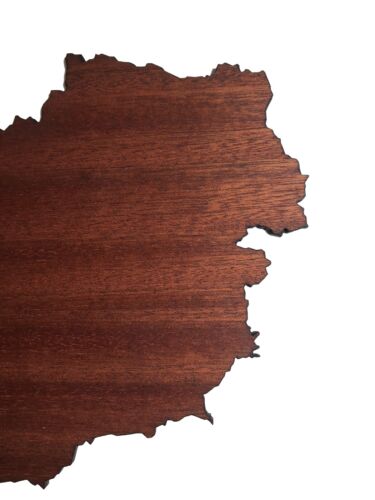 REAL WOOD AUSTRIA Map Mahogany 4mm., Wall Art, Apartment Decor, Map Board - Image 7