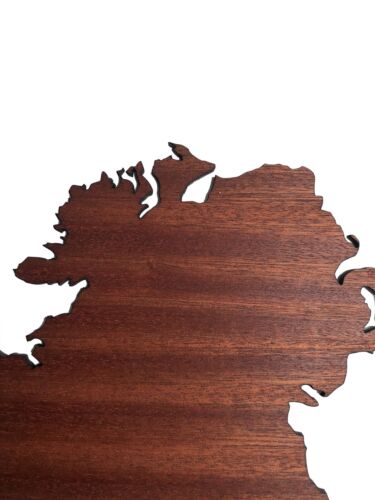 REAL WOOD IRLANDA Map Mahogany 4mm., Wall Art, Apartment Decor, Map Board - Image 4