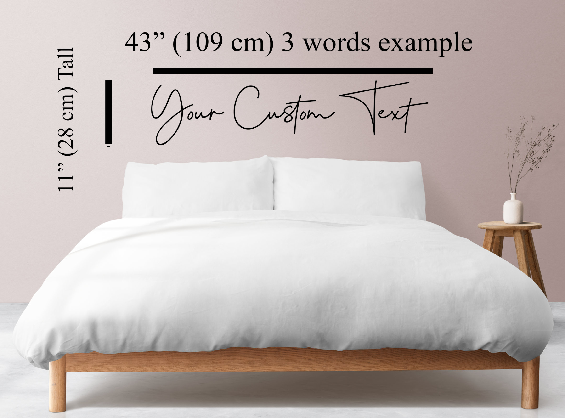 UBAWORDS - Romantic Personalized Wood Words - DIY Home Decor Wall - Custom wood words - Custom word signs, Wall Quotes - Custom Name Sign - Image 3