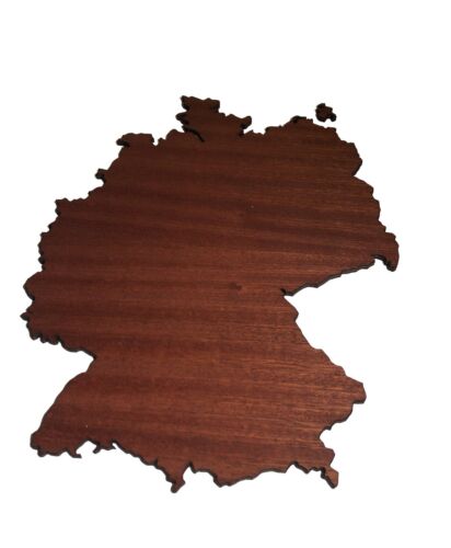 REAL WOOD GERMANIA Map Mahogany 4mm., Wall Art, Apartment Decor, Map Board - Image 7