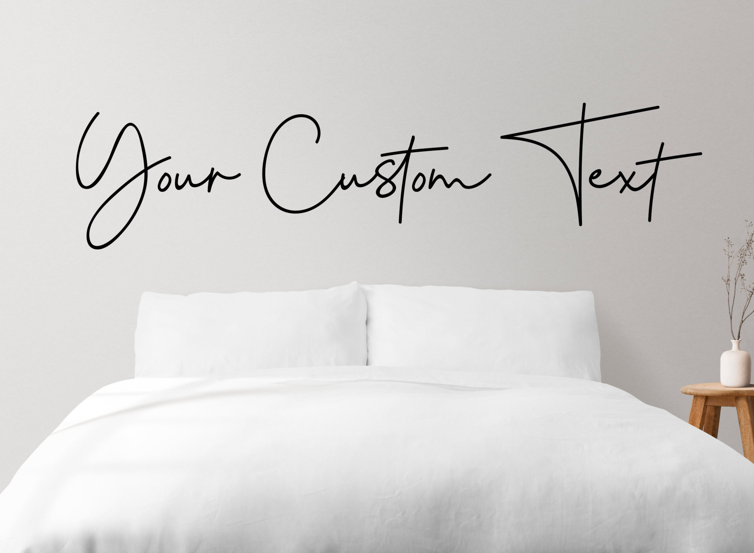 UBAWORDS - Romantic Personalized Wood Words - DIY Home Decor Wall - Custom wood words - Custom word signs, Wall Quotes - Custom Name Sign - Image 2