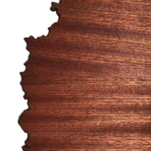 REAL WOOD GERMANIA Map Mahogany 4mm., Wall Art, Apartment Decor, Map Board - Image 6
