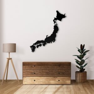 UBAMAP JAPAN - Wood Sticker Map - Image 1