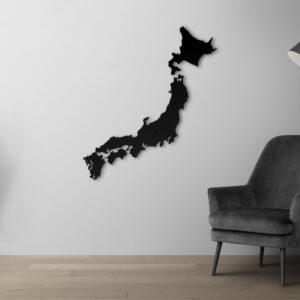 UBAMAP JAPAN - Wood Sticker Map - Image 2