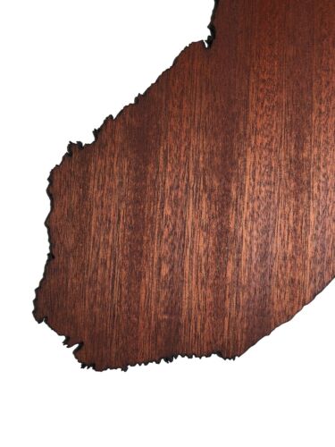 REAL WOOD FINLANDIA Map Mahogany 4mm., Wall Art, Apartment Decor, Map Board - Image 2