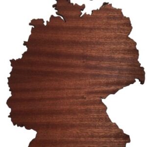 REAL WOOD GERMANIA Map Mahogany 4mm., Wall Art, Apartment Decor, Map Board - Image 8