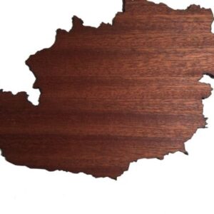 REAL WOOD AUSTRIA Map Mahogany 4mm., Wall Art, Apartment Decor, Map Board - Image 6