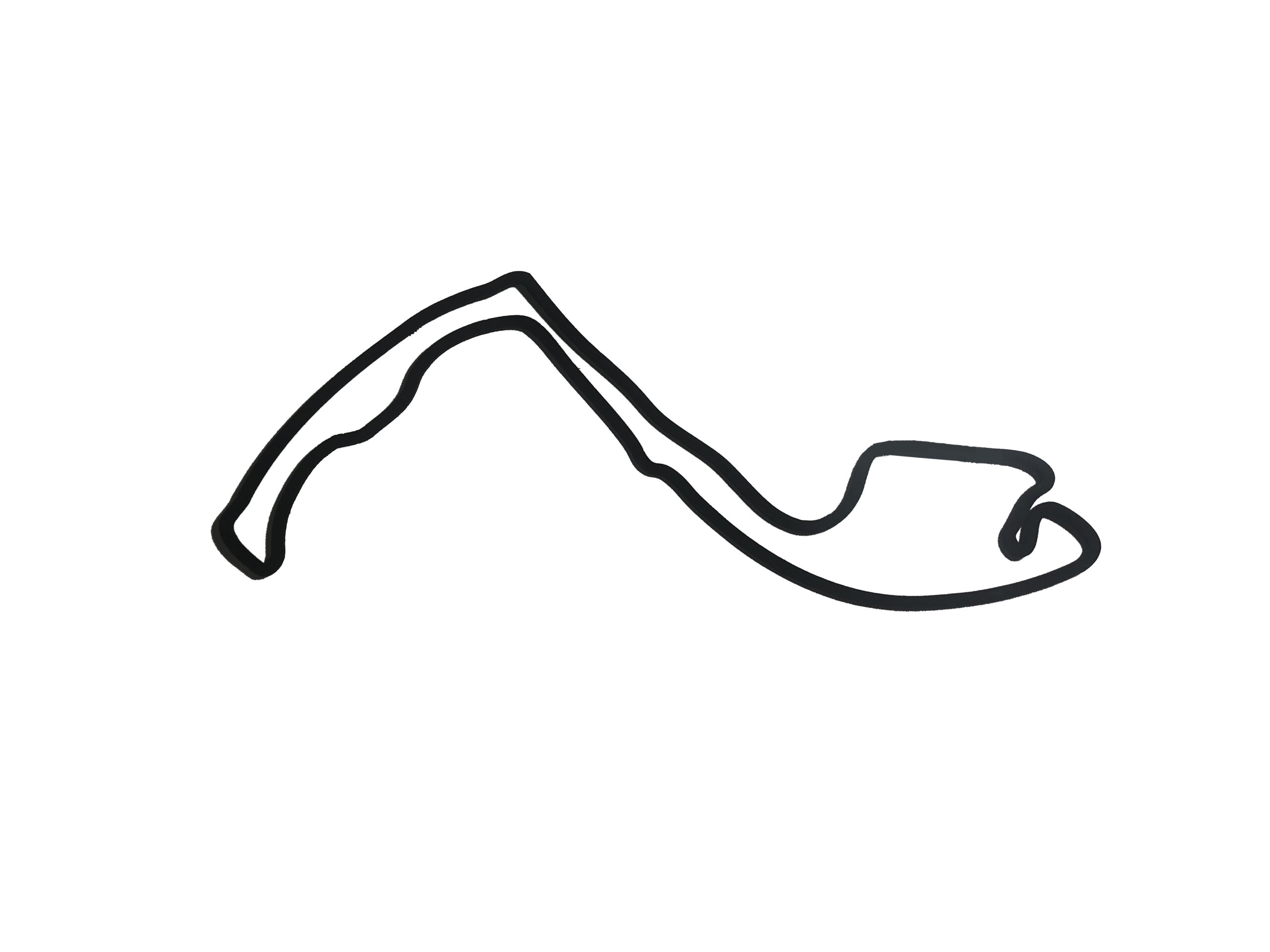 Monaco Grand Prix Wooden Map - UbaRace - Image 1